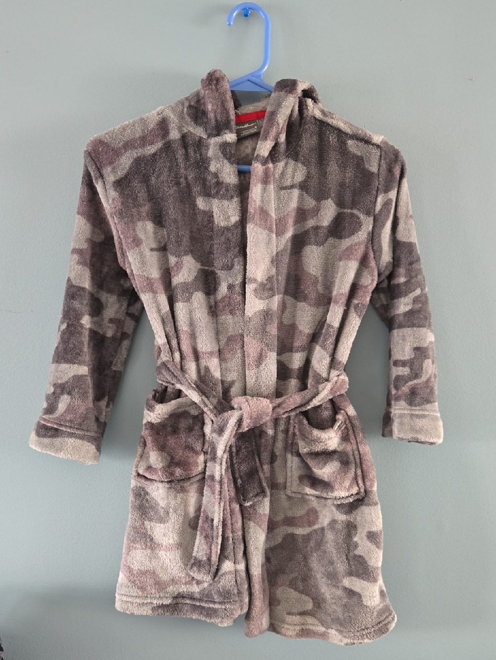 Eddie Bauer Plush Camouflage Hooded Robe Boys (6)